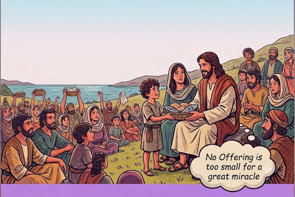 Jesus Feeds 5000: The Power of Sharing and Miracles