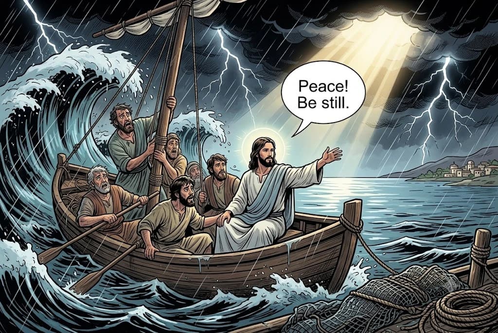 Jesus Calms the Storm: Peace in the Middle of Chaos