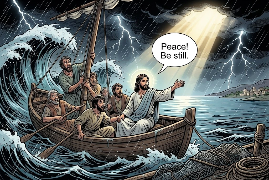 Jesus Calms the Storm: Peace in the Middle of Chaos